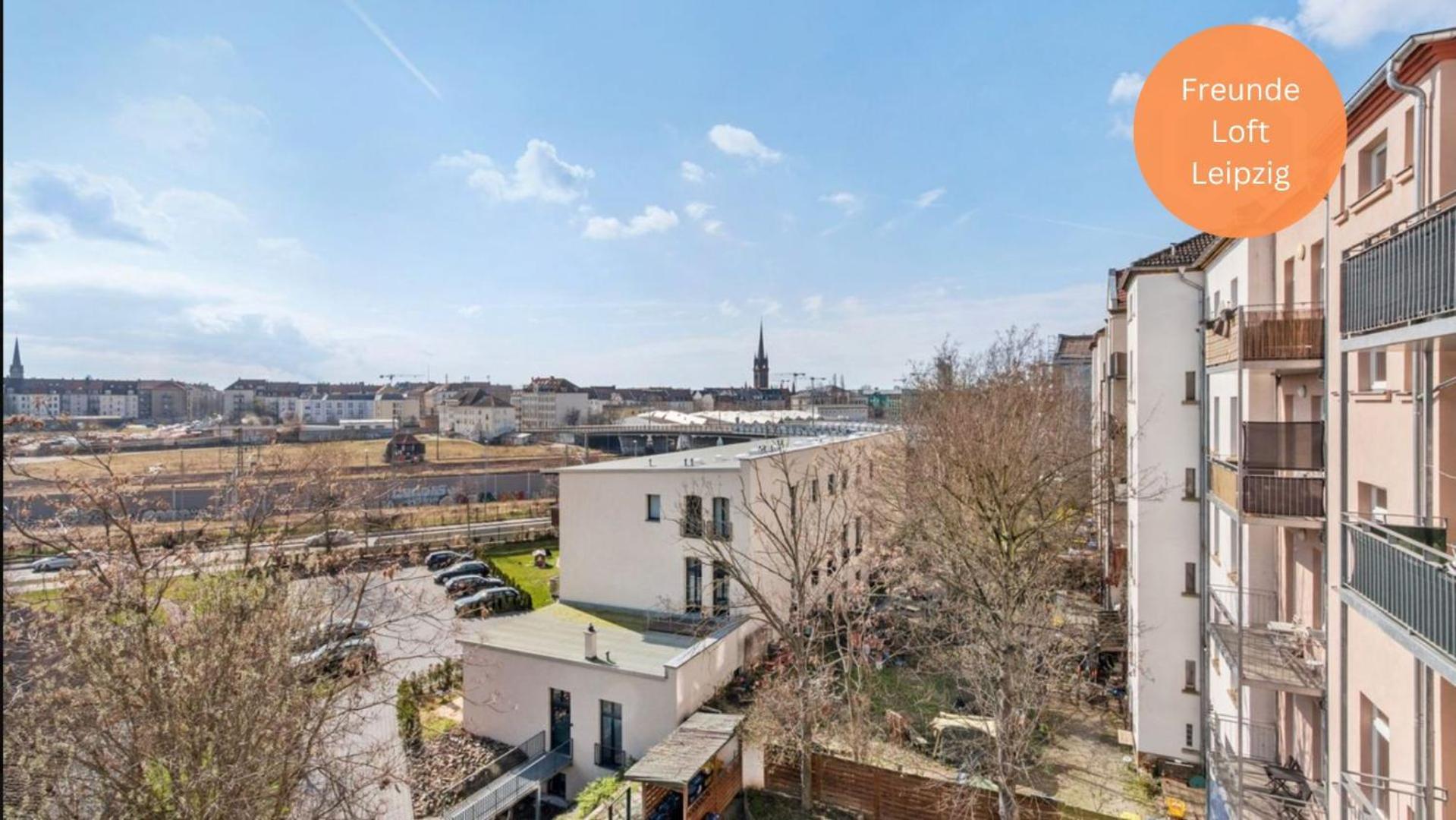 Ferienwohnung Loft Fuer 10 Freunde Leipzig Exterior foto